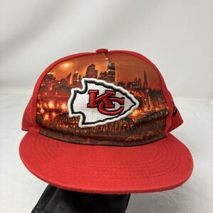 Kansas City Chiefs New Era 9FIFTY Snapback Hat Cap Downtown Print NFL New 🏈